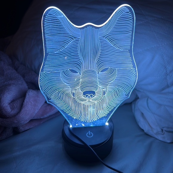 Wolf lamp with many different settings! New! - Picture 9 of 9